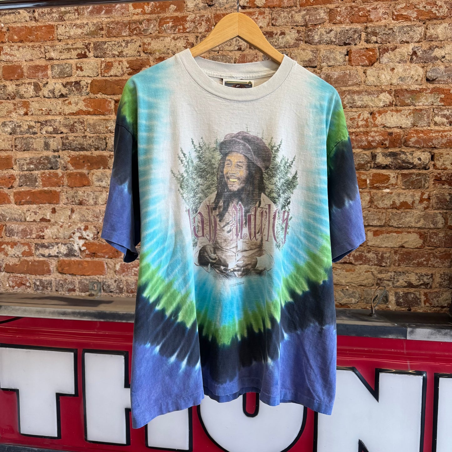 2000 Bob Marley Tye-Dye T-Shirt XL