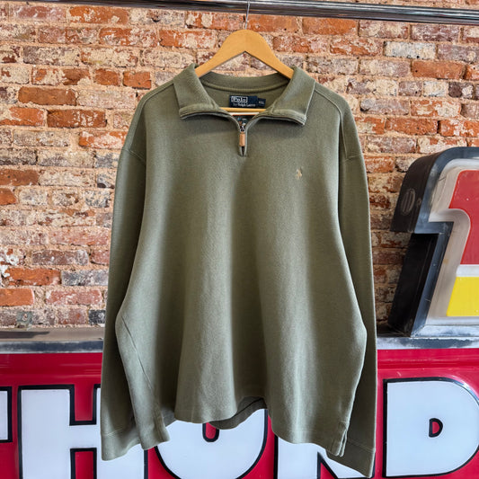 Vintage Polo Ralph Lauren Quarter Zip Sweater XXL