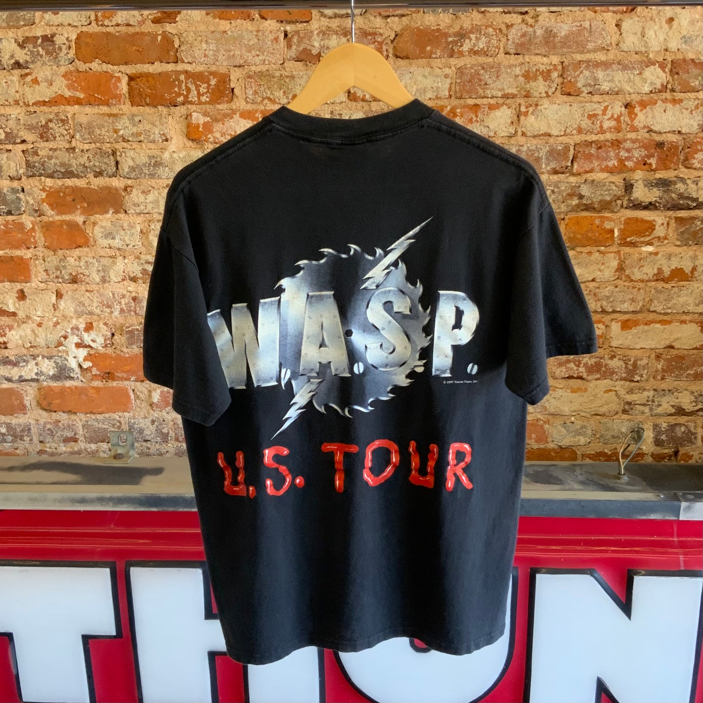 Vintage 1997 Wasp U.S. Tour T Shirt Sz L
