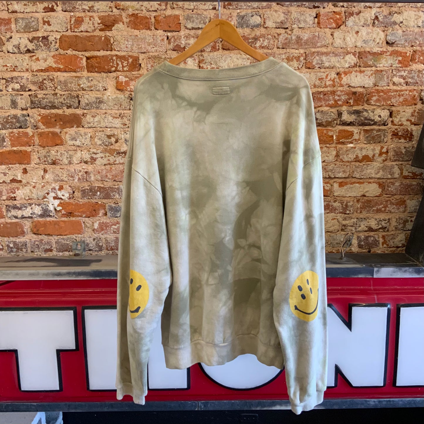 Kapital Kountry Tie Dye Smiley Crewneck Sz 5