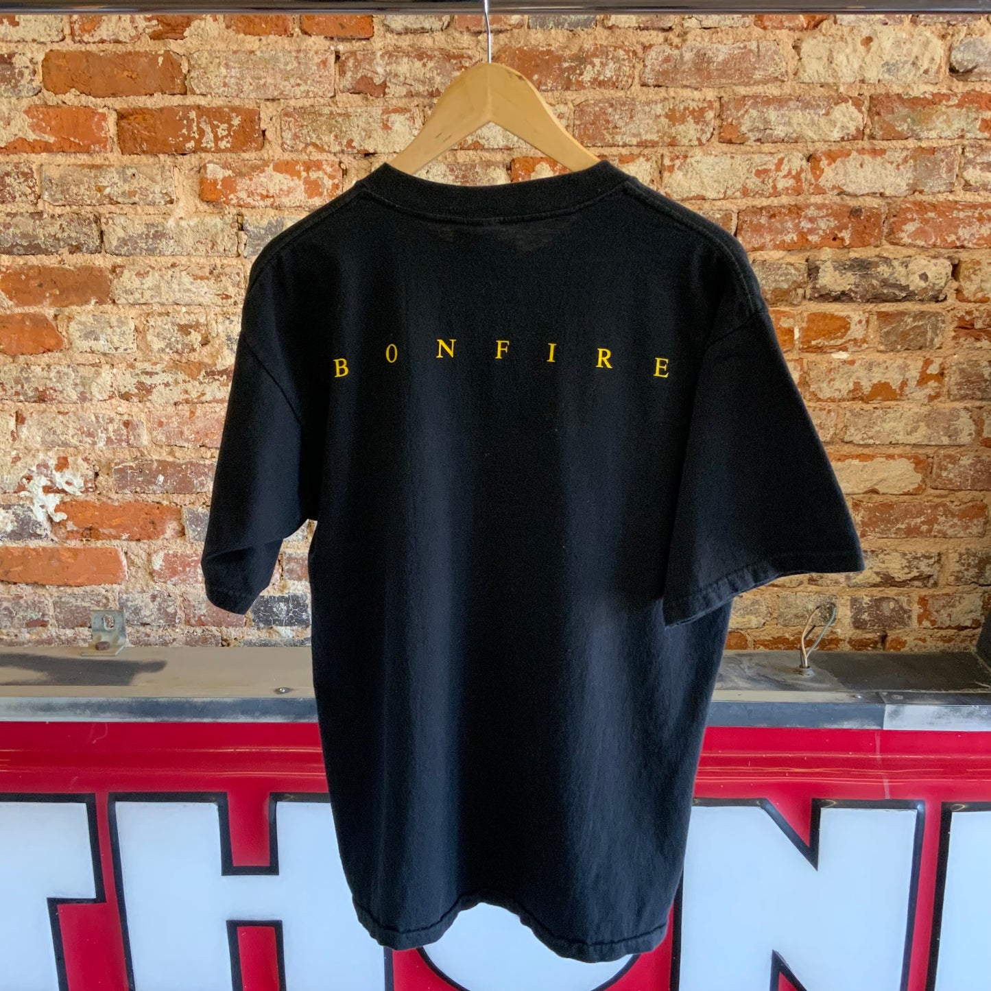 Vintage 2001 ACDC Bonfire T Shirt Sz L