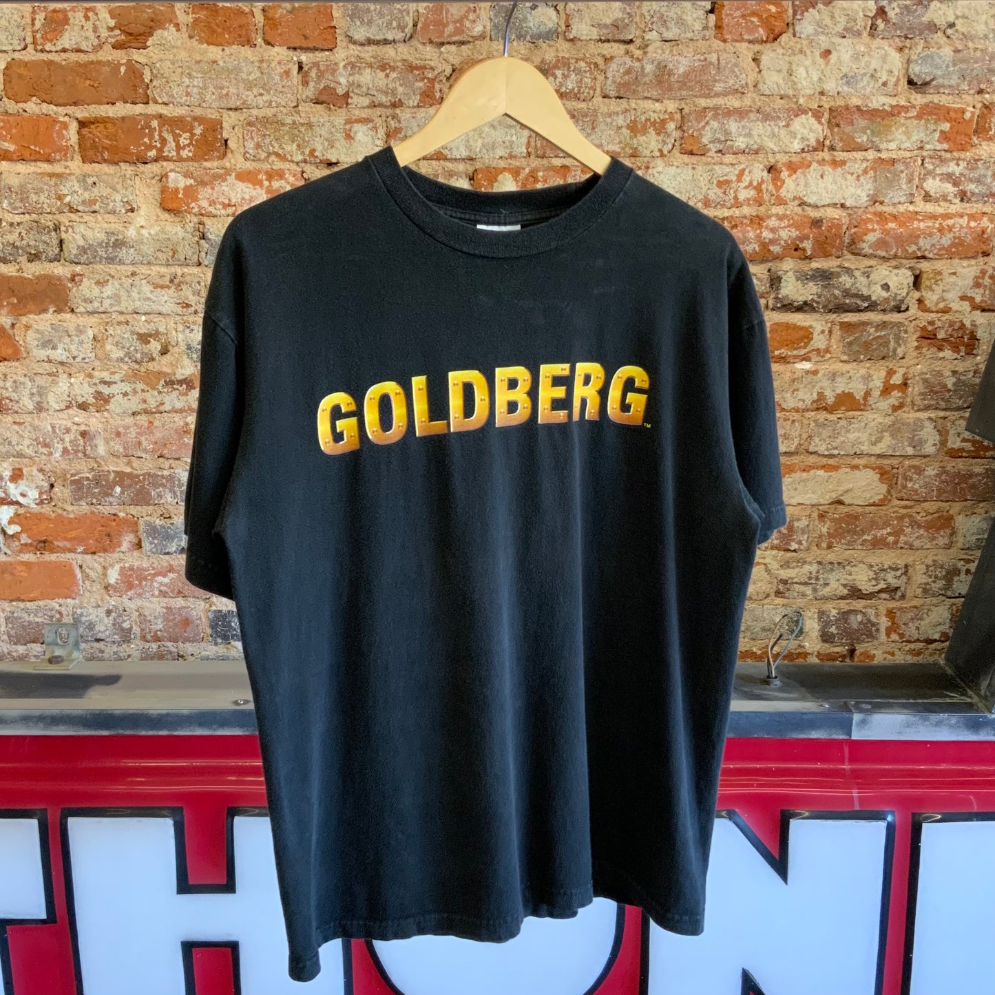 Vintage 1990s WCW Goldberg “Who’s Next” T Shirt Sz L