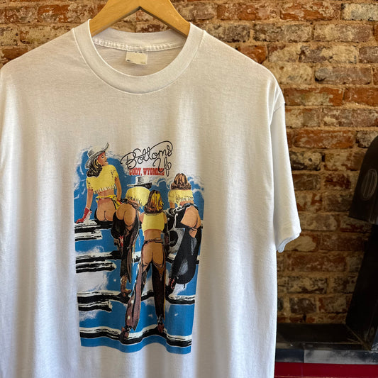 1980s Bottoms Up Cody, Wyoming T-Shirt XL