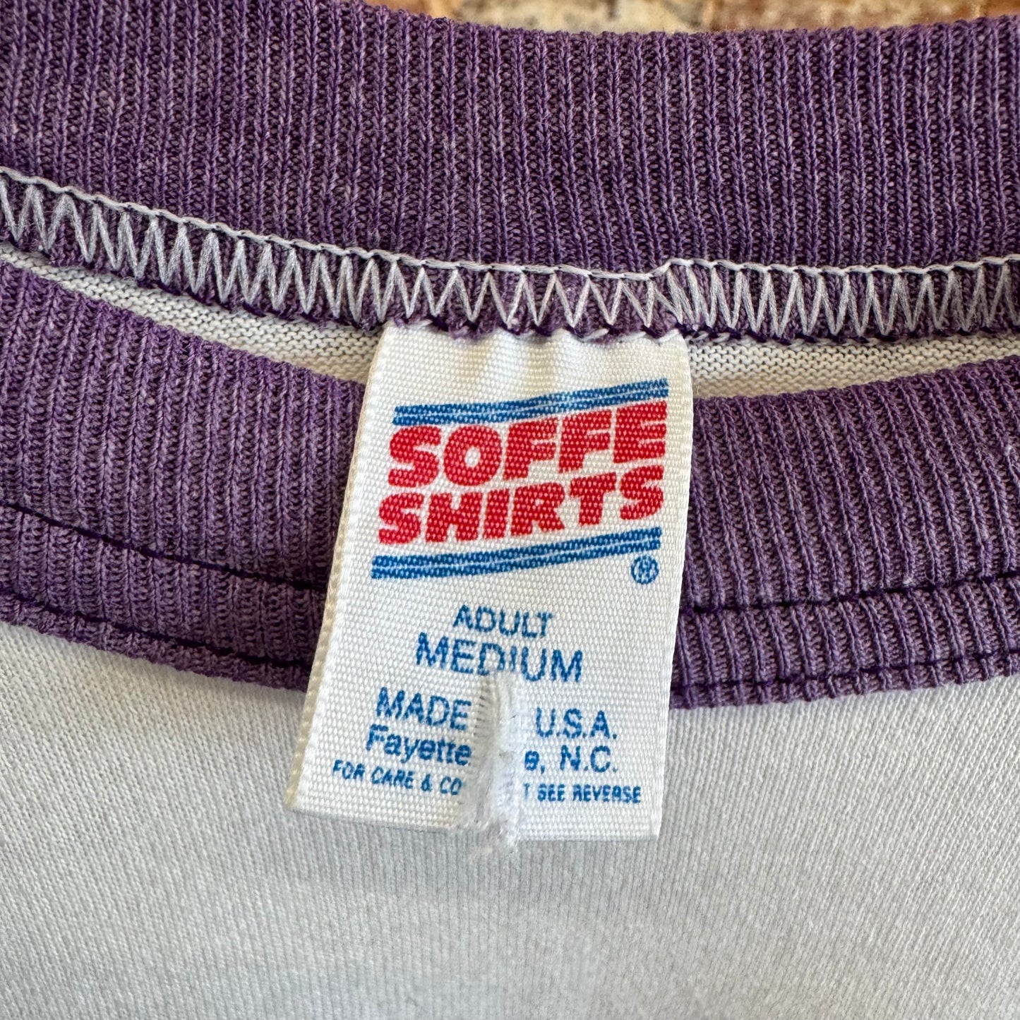 90s Crime in San Quentin Raglan Shirt M