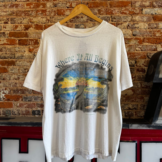 Vintage 1995 The Alman Brothers “Where It All Begins” T shirt Sz XL