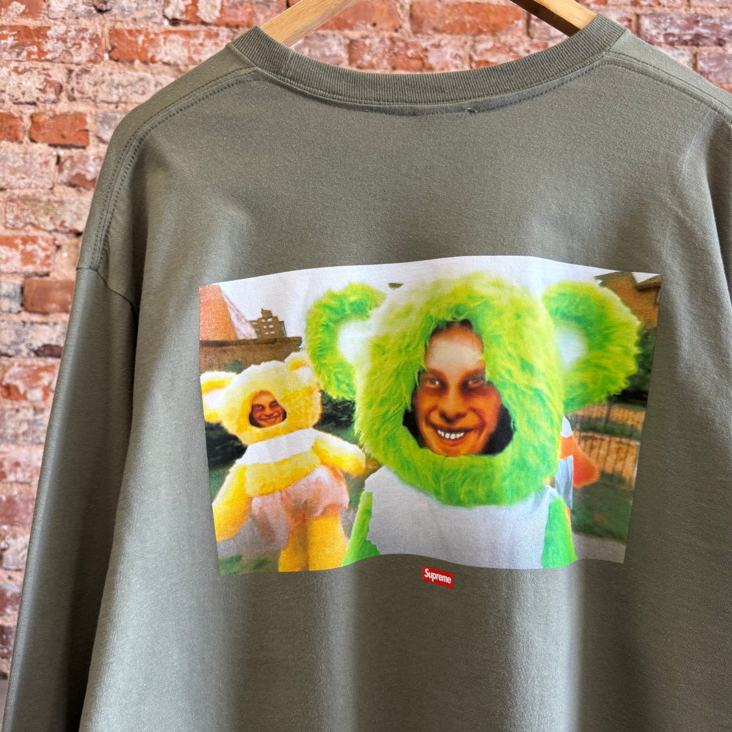 SS25 Supreme x Aphex Twin "Donkey Rhubarb" Long Sleeve Shirt XL