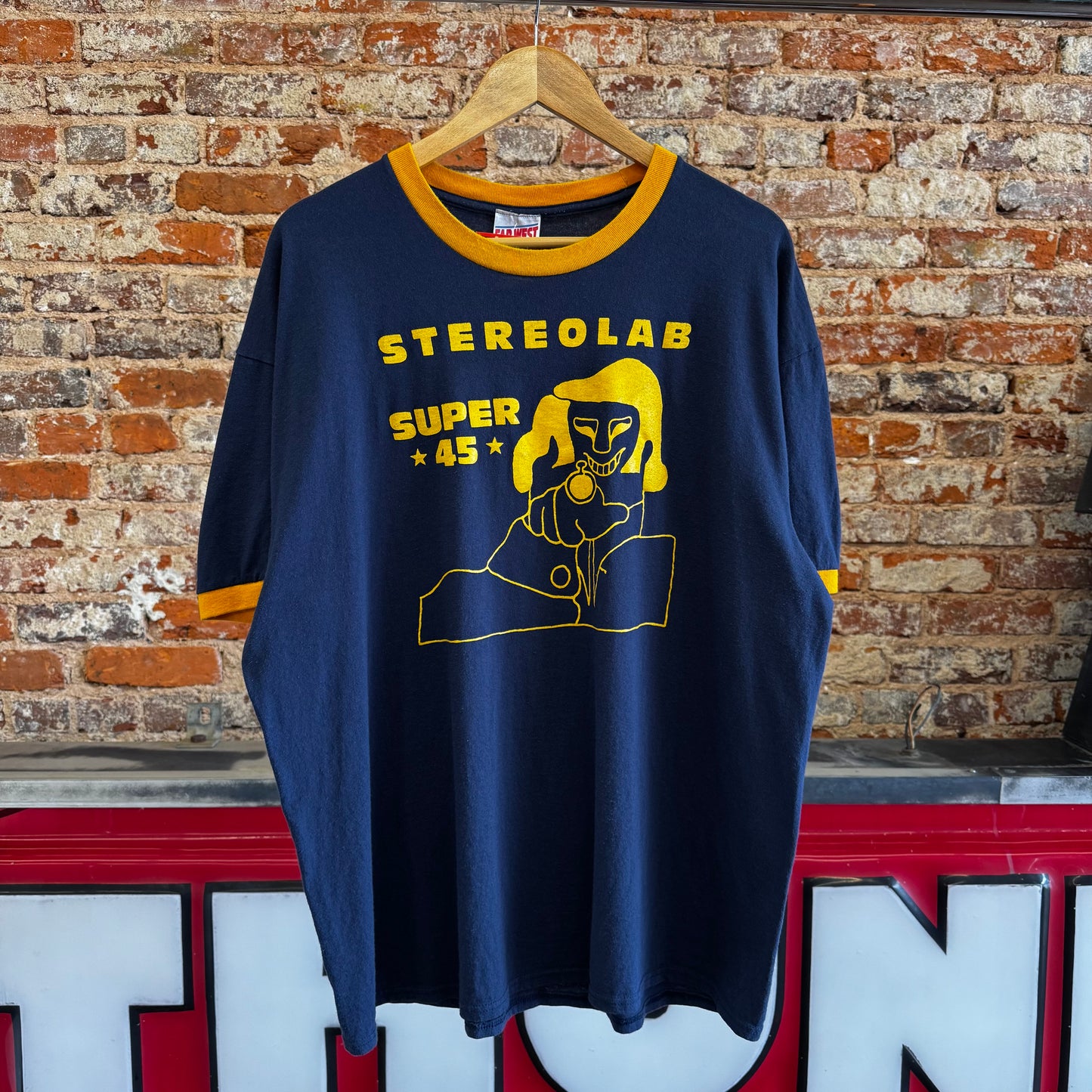 90s Stereolab Super 45 Ringer T-Shirt