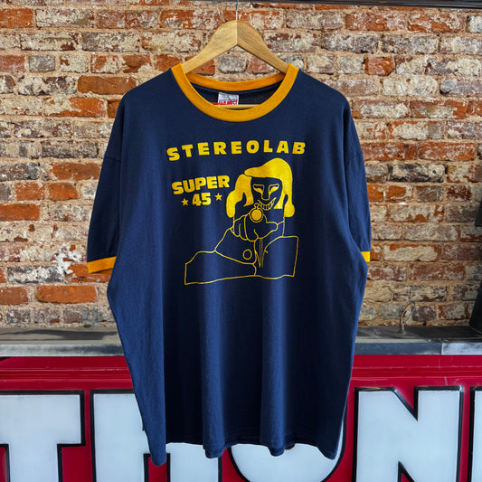 90s Stereolab Super 45 Ringer T-Shirt