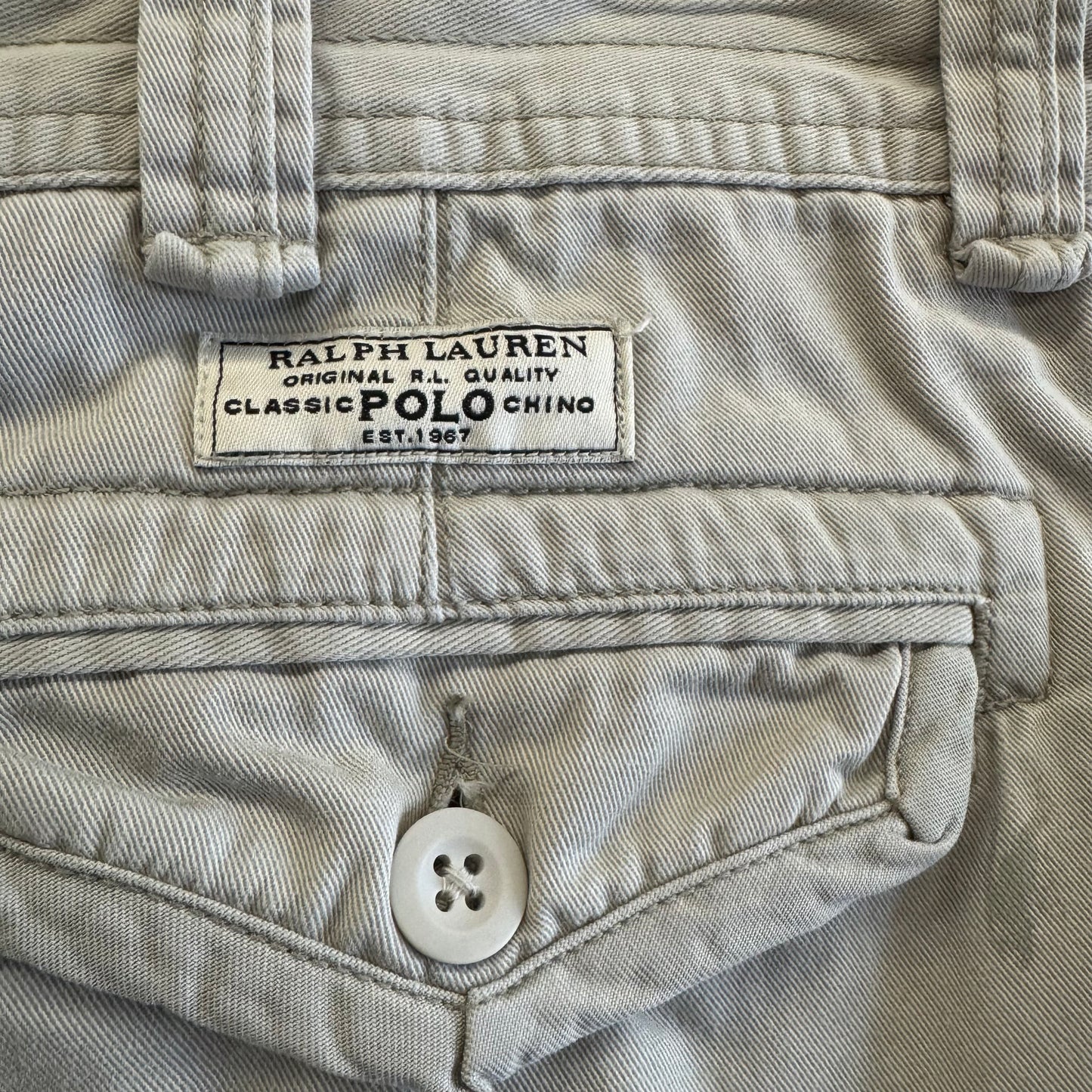 Vintage Polo Paint Splatter Cargo Shorts 36w