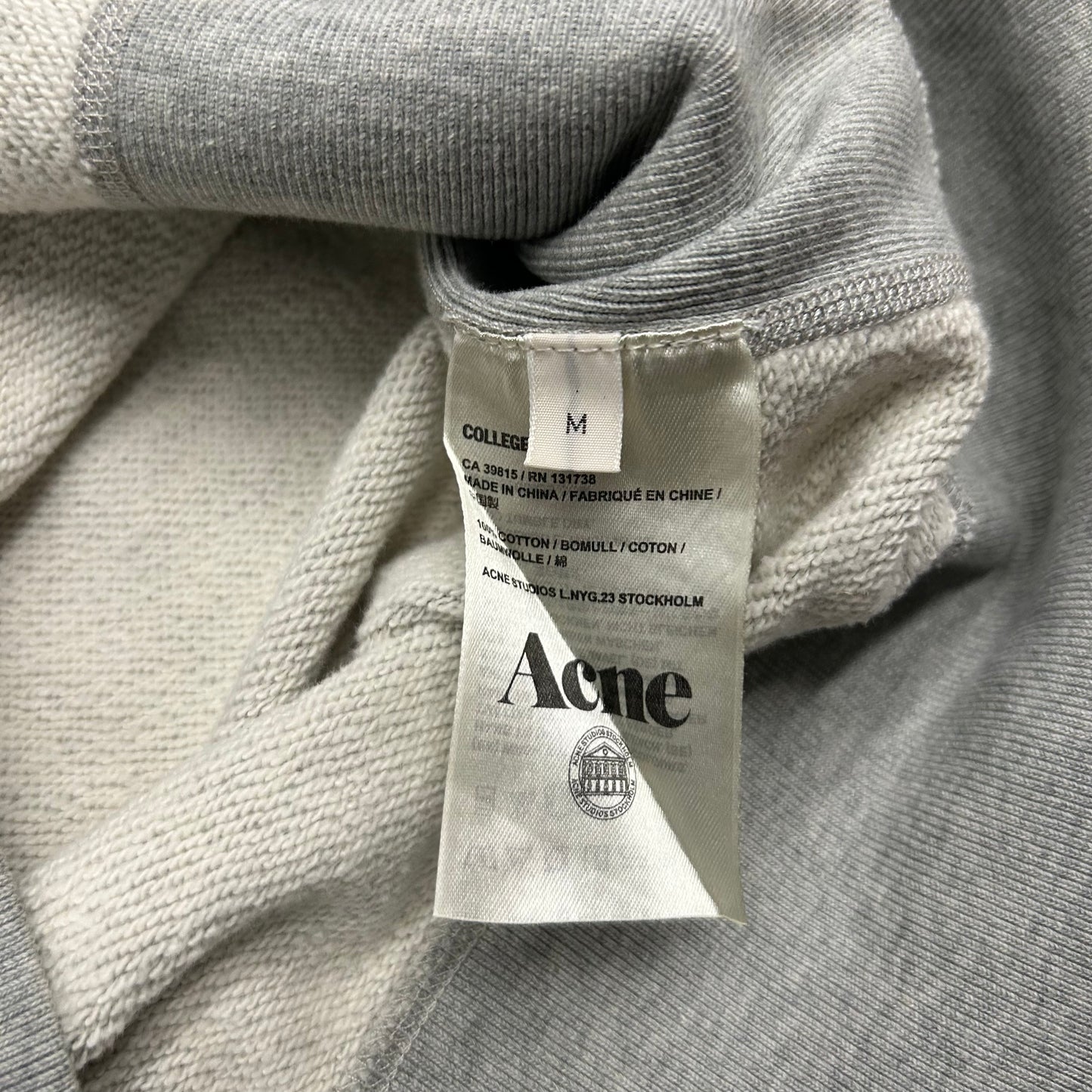 Acne Studios Crewneck Sweatshirt Sz M