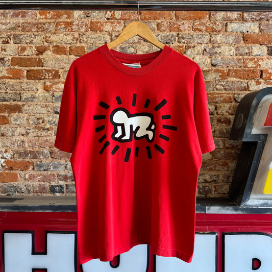 90s Kieth Haring “Radiant Baby” Pop Shop T-Shirt L