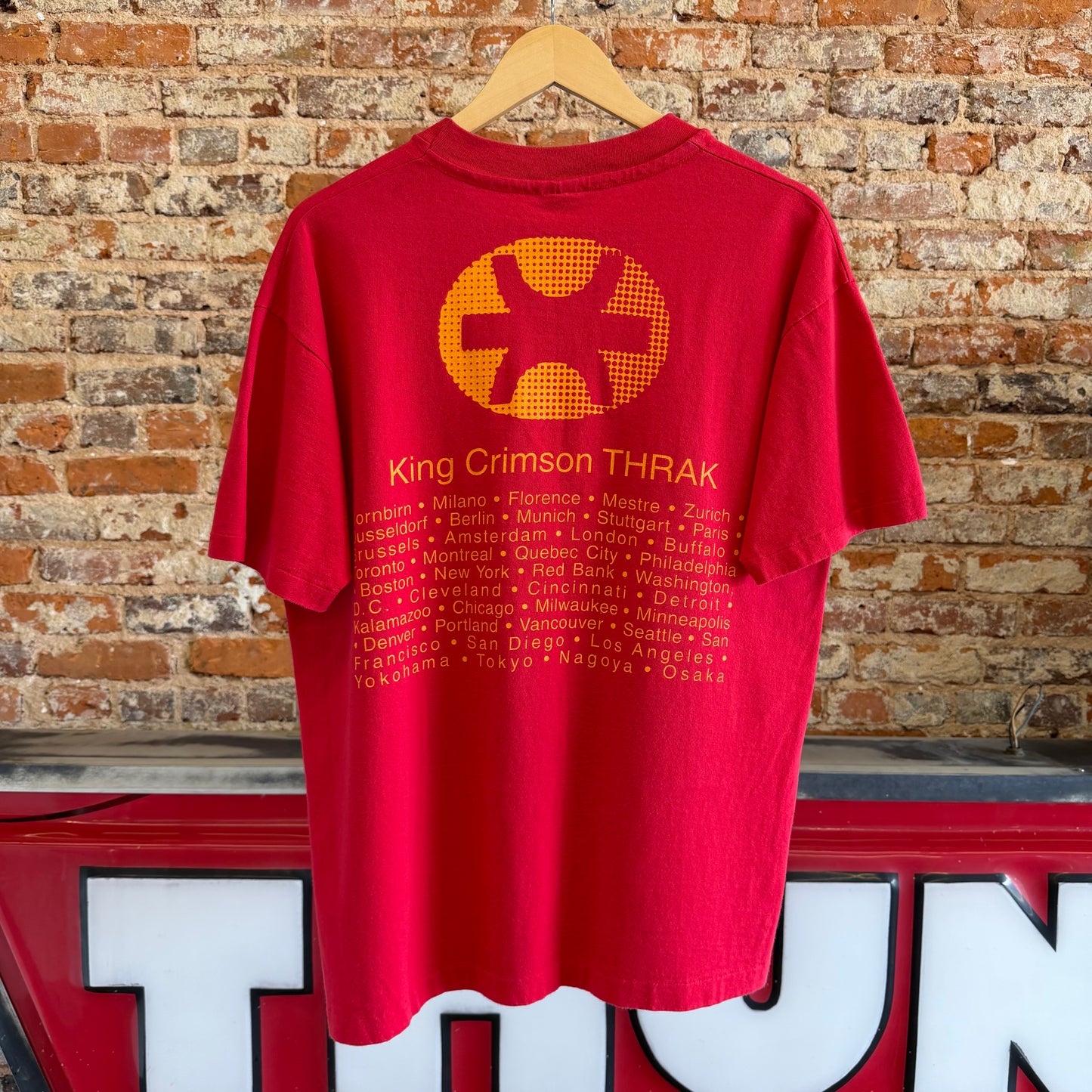 1995 King Crimson “Thrak” Tour T-Shirt