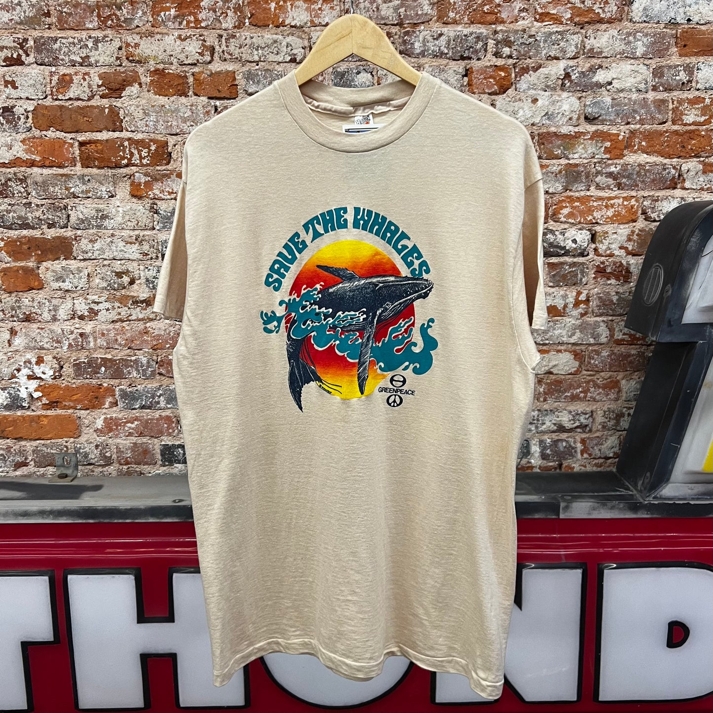 70’s/80’s Save The Whales Greenpeace T-shirt