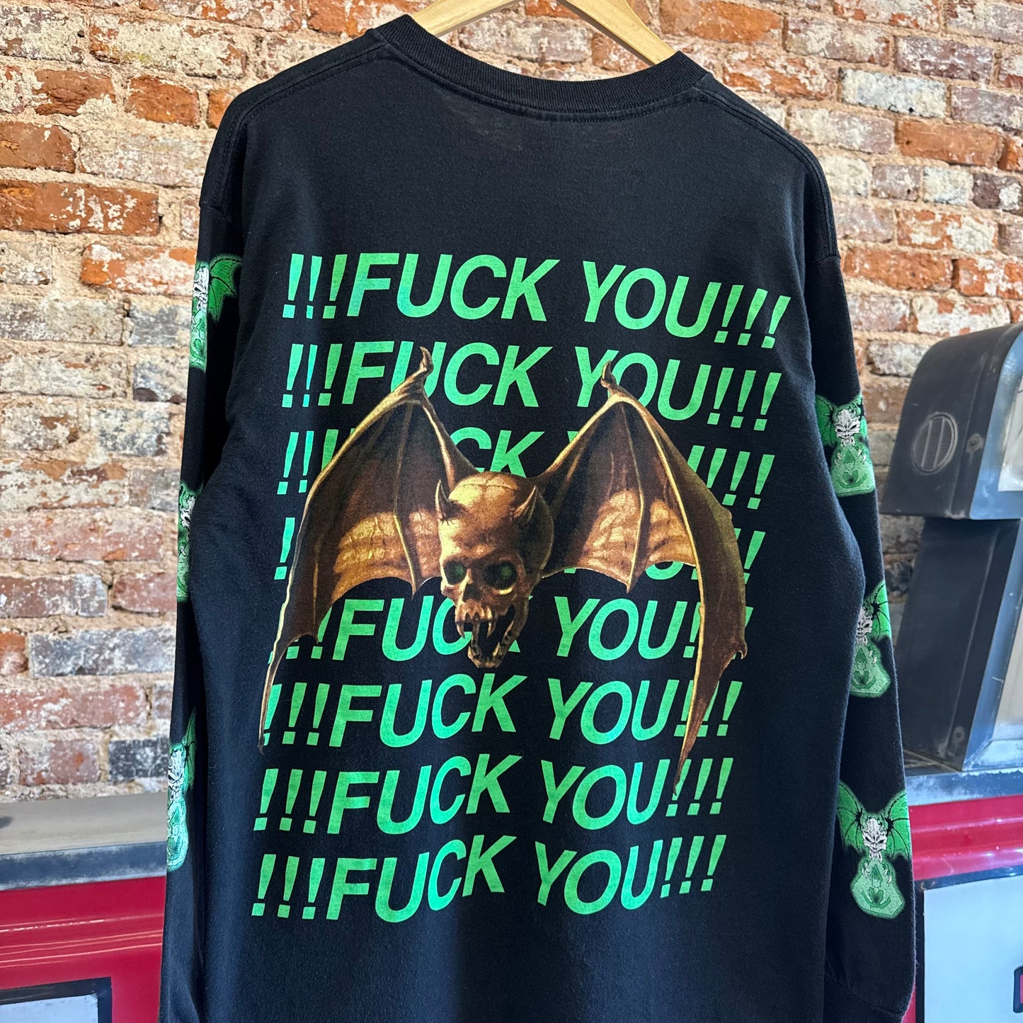 Late 90s Overkill “Fuck You” Long Sleeve T-Shirt M