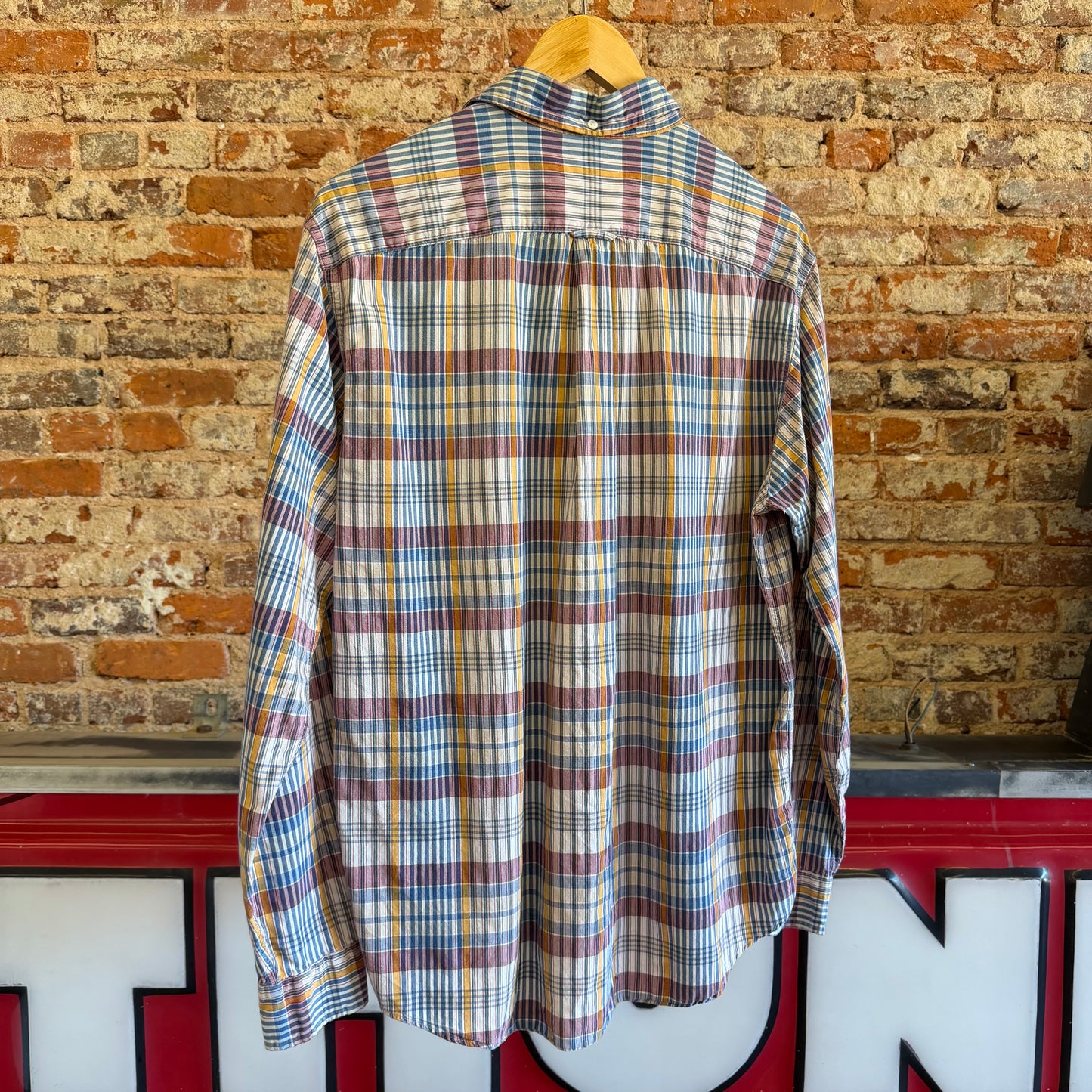 Vintage Polo Ralph Lauren Plaid Pullover Medium