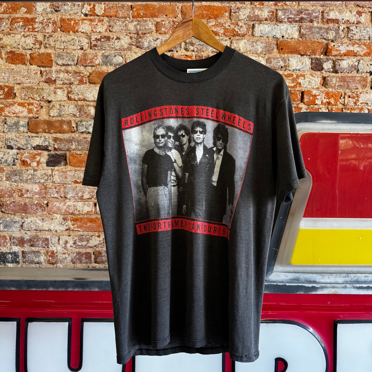 1989 Rolling Stones “Steel Wheels” The North American Tour T-Shirt L
