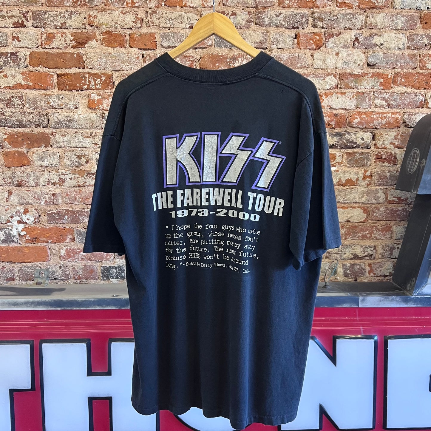 2000 KISS The Farewell Tour T-shirt