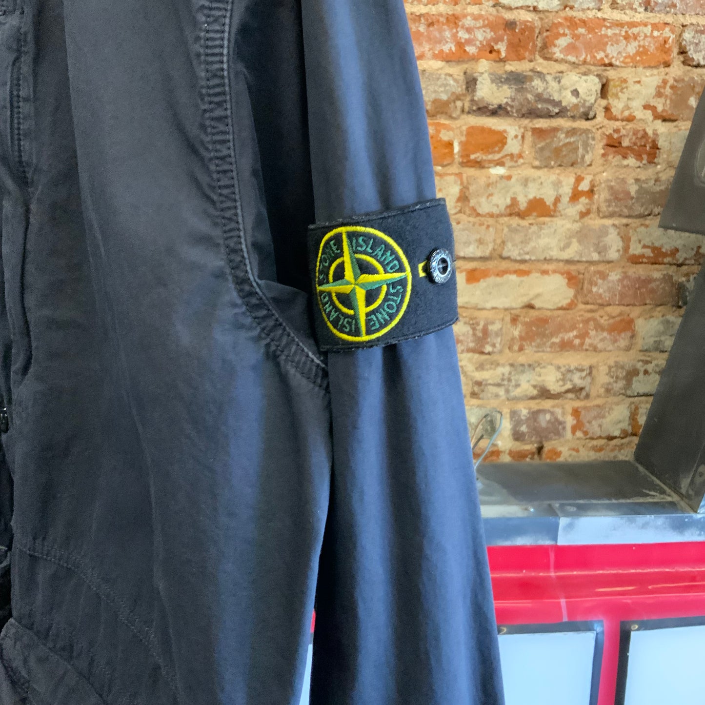 Stone Island Navy Tela Jacket Sz XXL