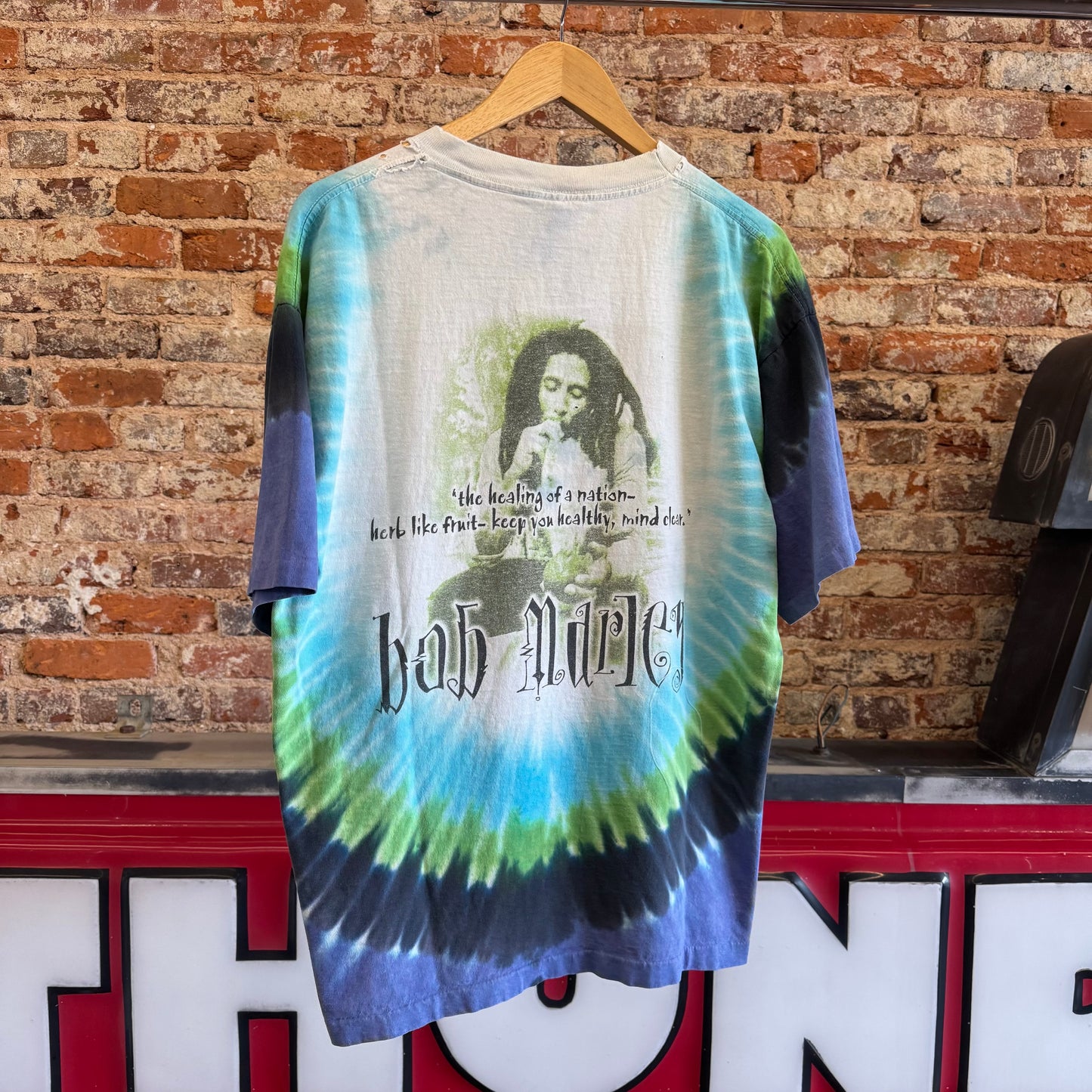 2000 Bob Marley Tye-Dye T-Shirt XL