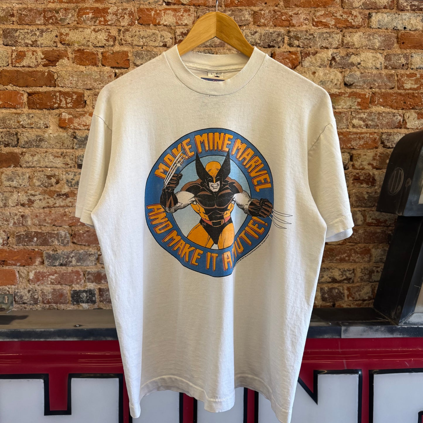 1988 Wolverine “Make Mine Marvel And Make It Mutie!” T-Shirt L