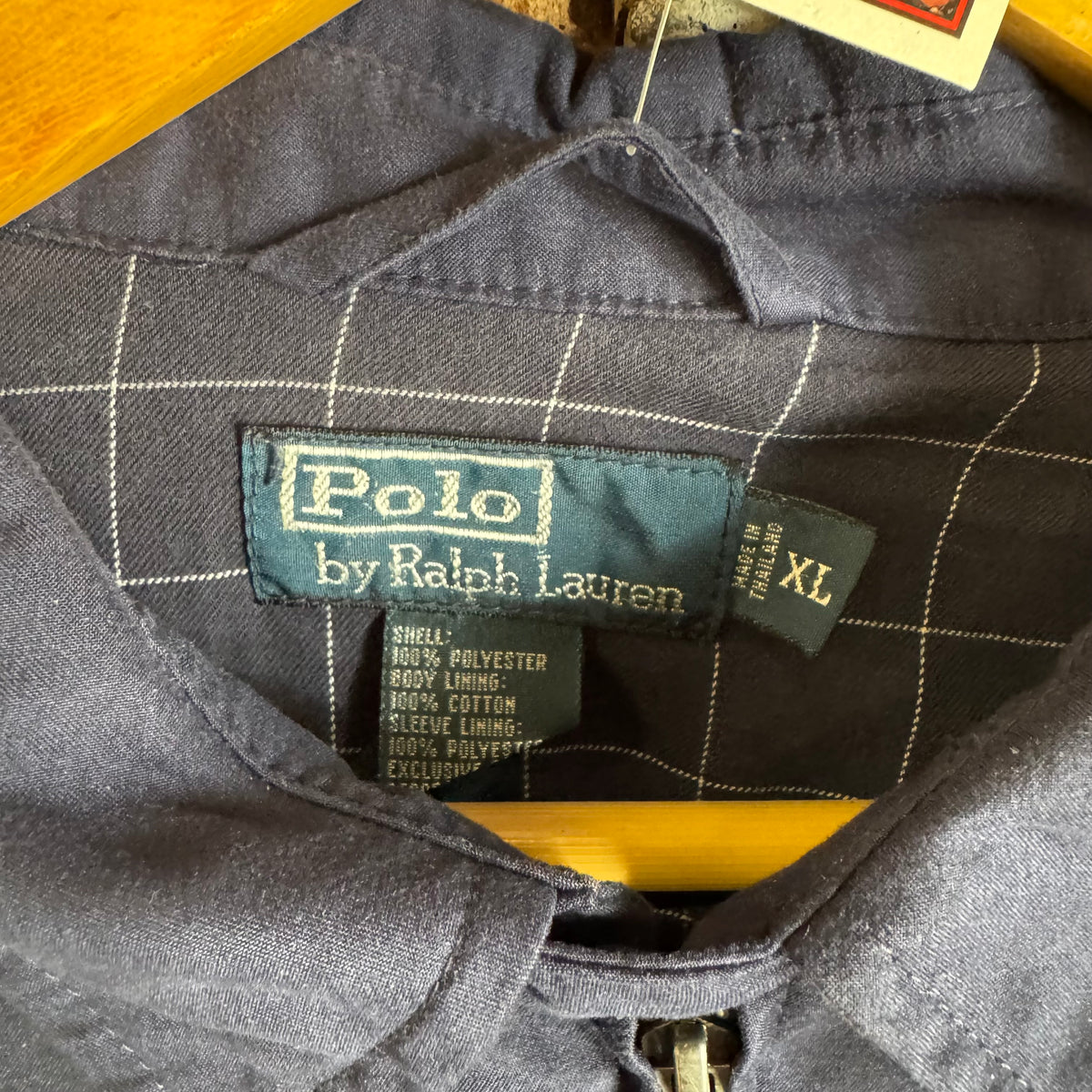 Vintage Navy Polo Ralph Lauren Bi-Swing Windbreaker XL