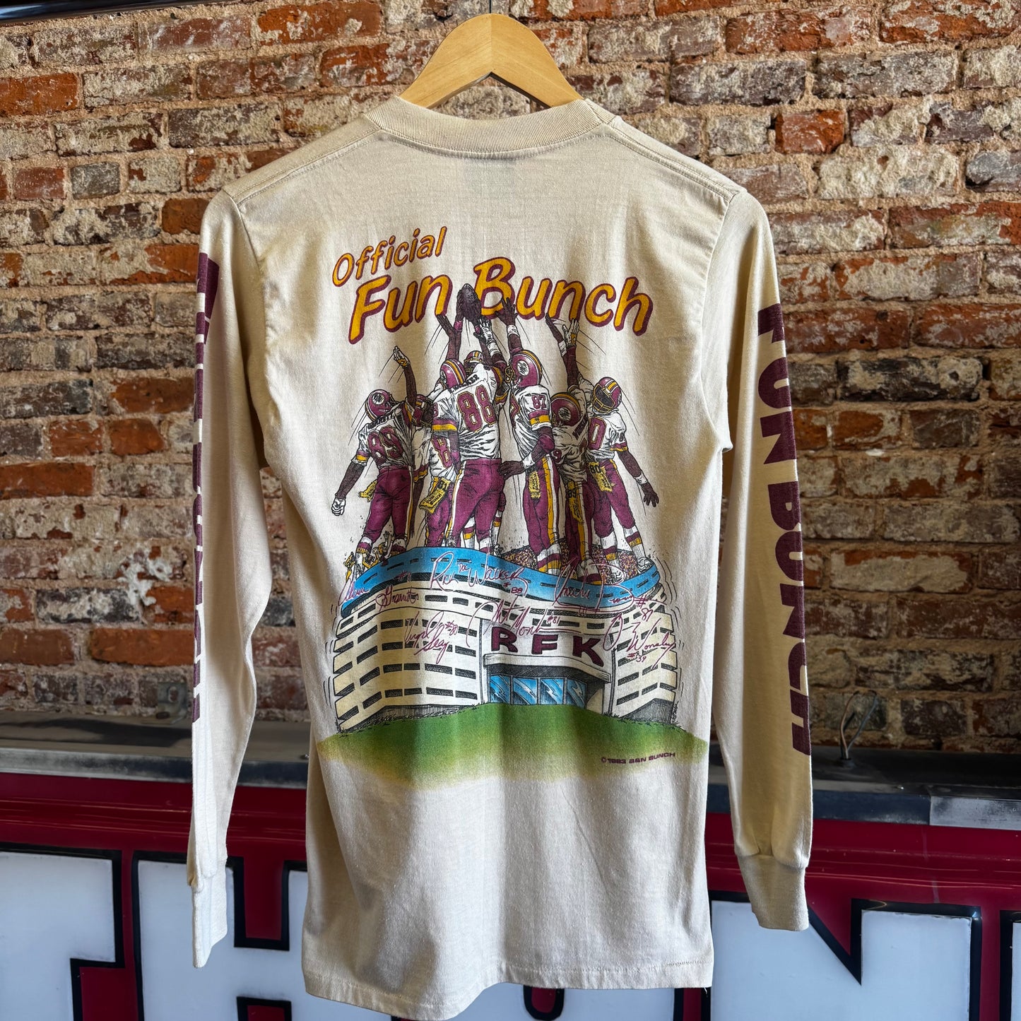 1983 “Official Fun Bunch” Long Sleeve T-Shirt Medium
