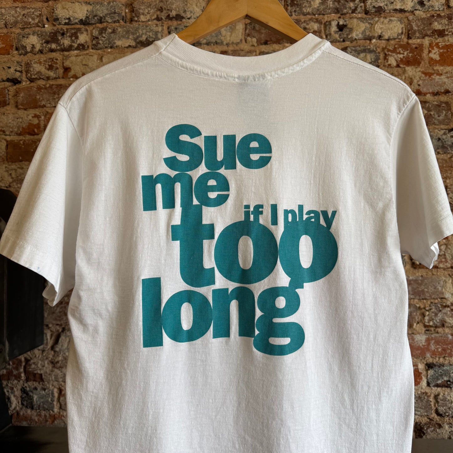 1993 Steely Dan “Sue Me if I Play Too Long” T-Shirt L