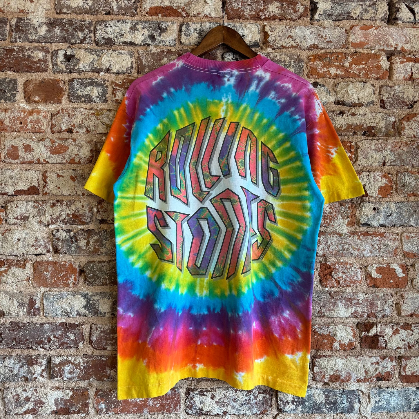 1994 Liquid Blue The Rolling Stones Tie Dye T-Shirt L
