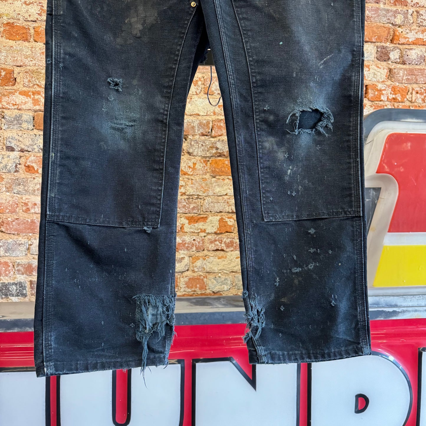 Vintage Distressed Carhartt Double Knee Pants 33w