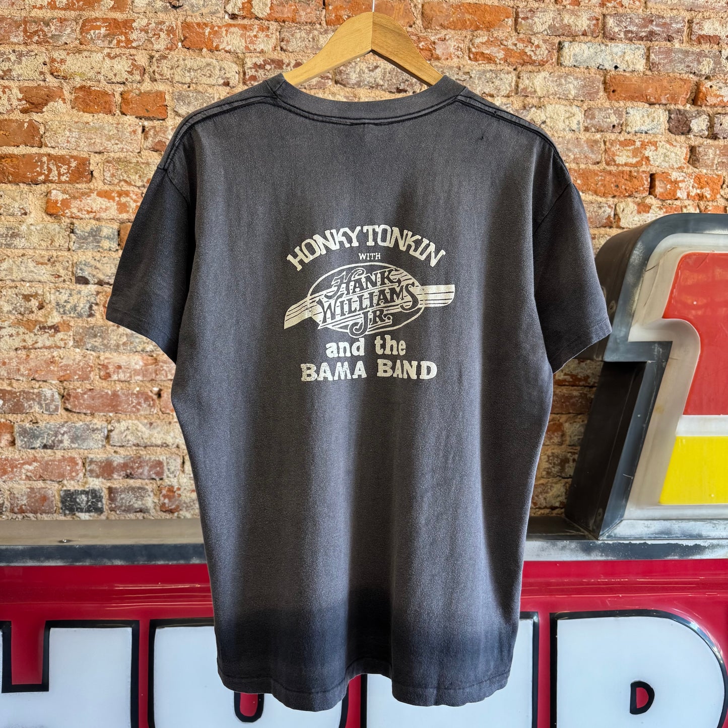 80s Hank Williams Jr. & The Bama Band T-Shirt XL
