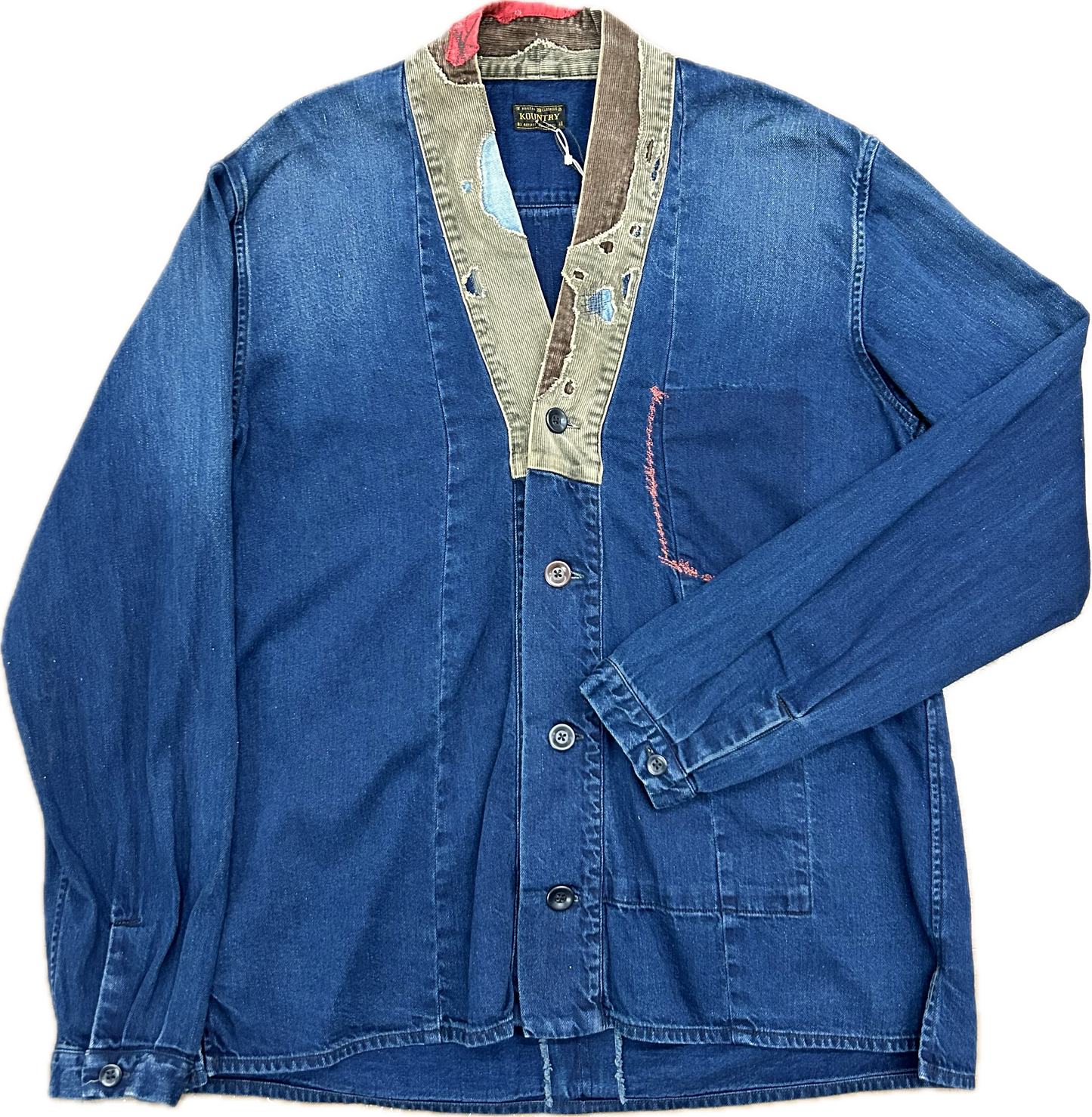 Kapital Kountry Jubbahn Denim Shirt Sz 5