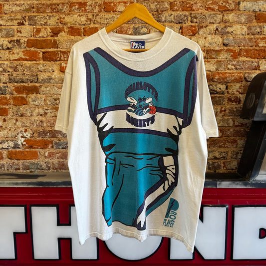 90s Pro Player Charlotte Hornets “Wear The Attitude” T-Shirt L