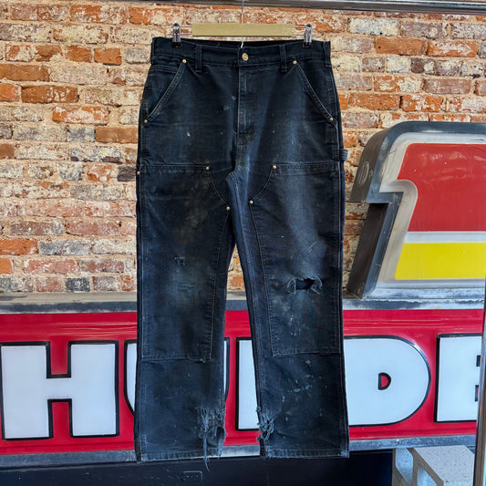 Vintage Distressed Carhartt Double Knee Pants 33w