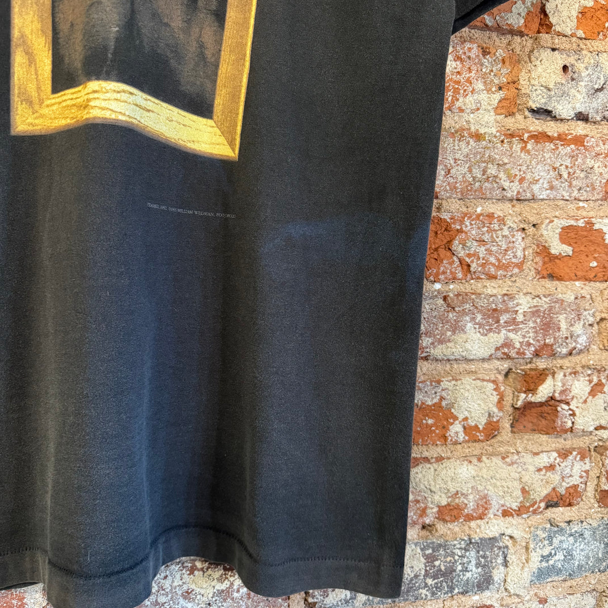 1995 William Wegman “Framed” Art T-Shirt L