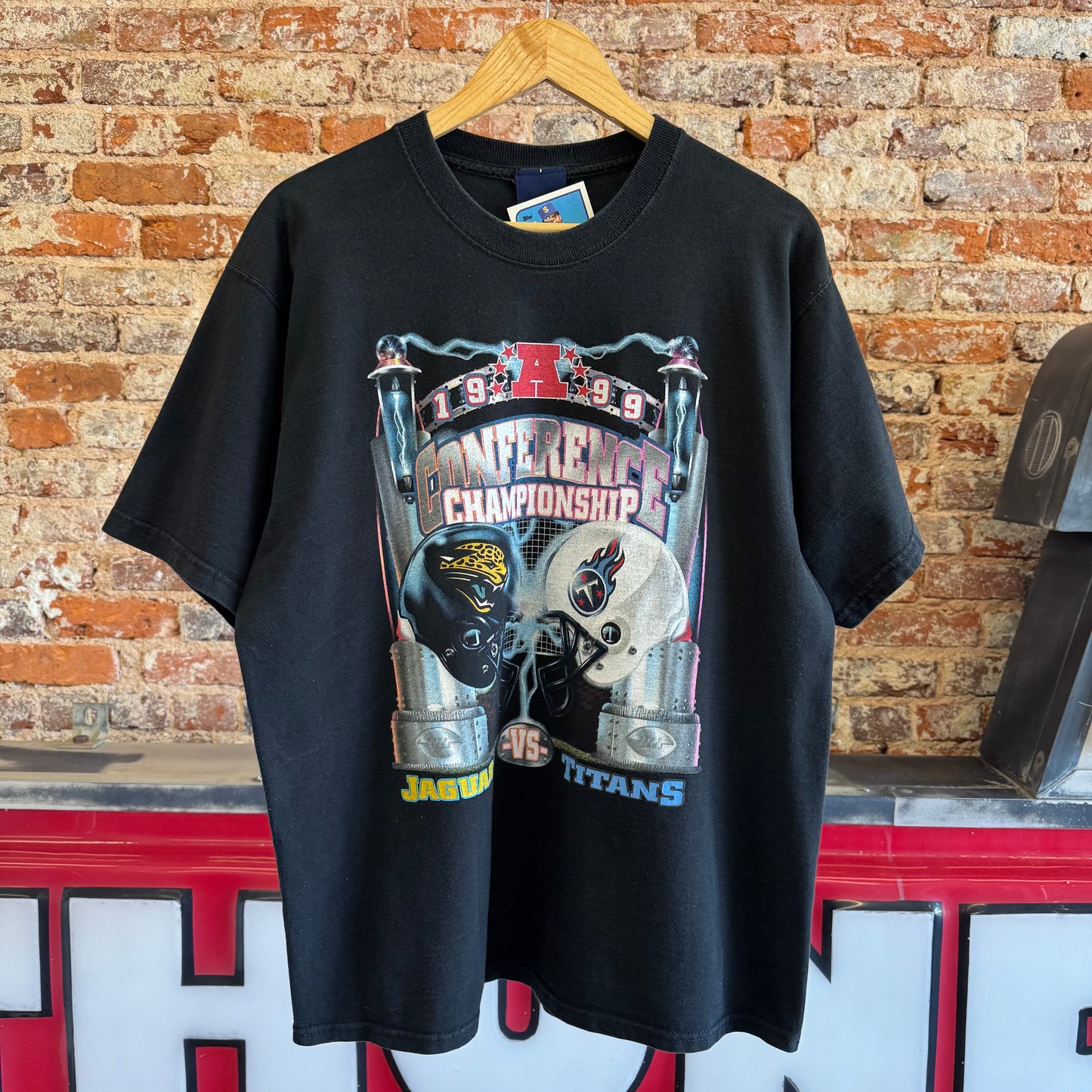 1999 NFL Jaguars Vs Titans “Conference Finals” T-Shirt L