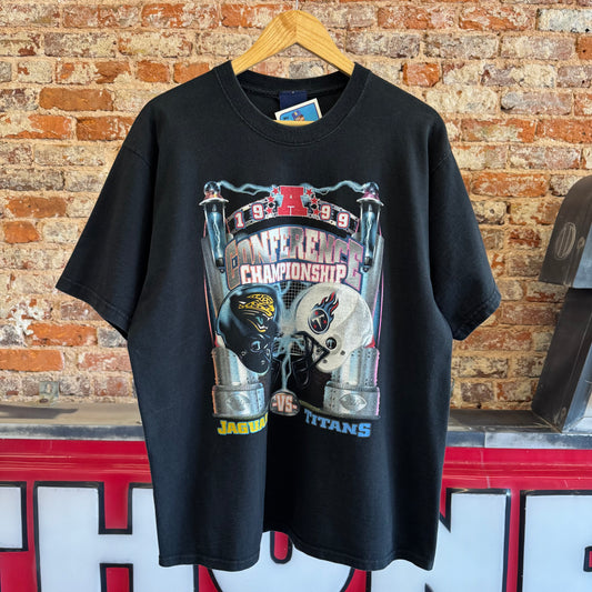 1999 NFL Jaguars Vs Titans “Conference Finals” T-Shirt L