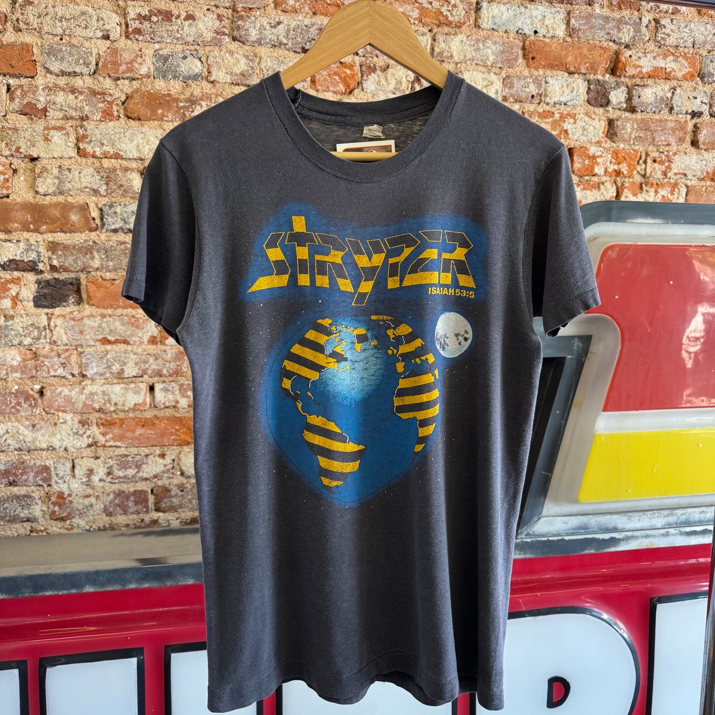 1984 Stryper “The Yellow & Black Attack” T-Shirt L