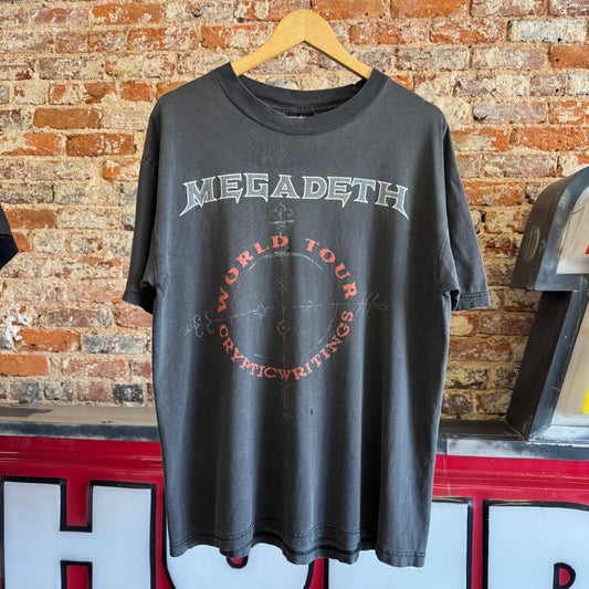 1996 Megadeth “Cryptic Writings World Tour” T-Shirt L