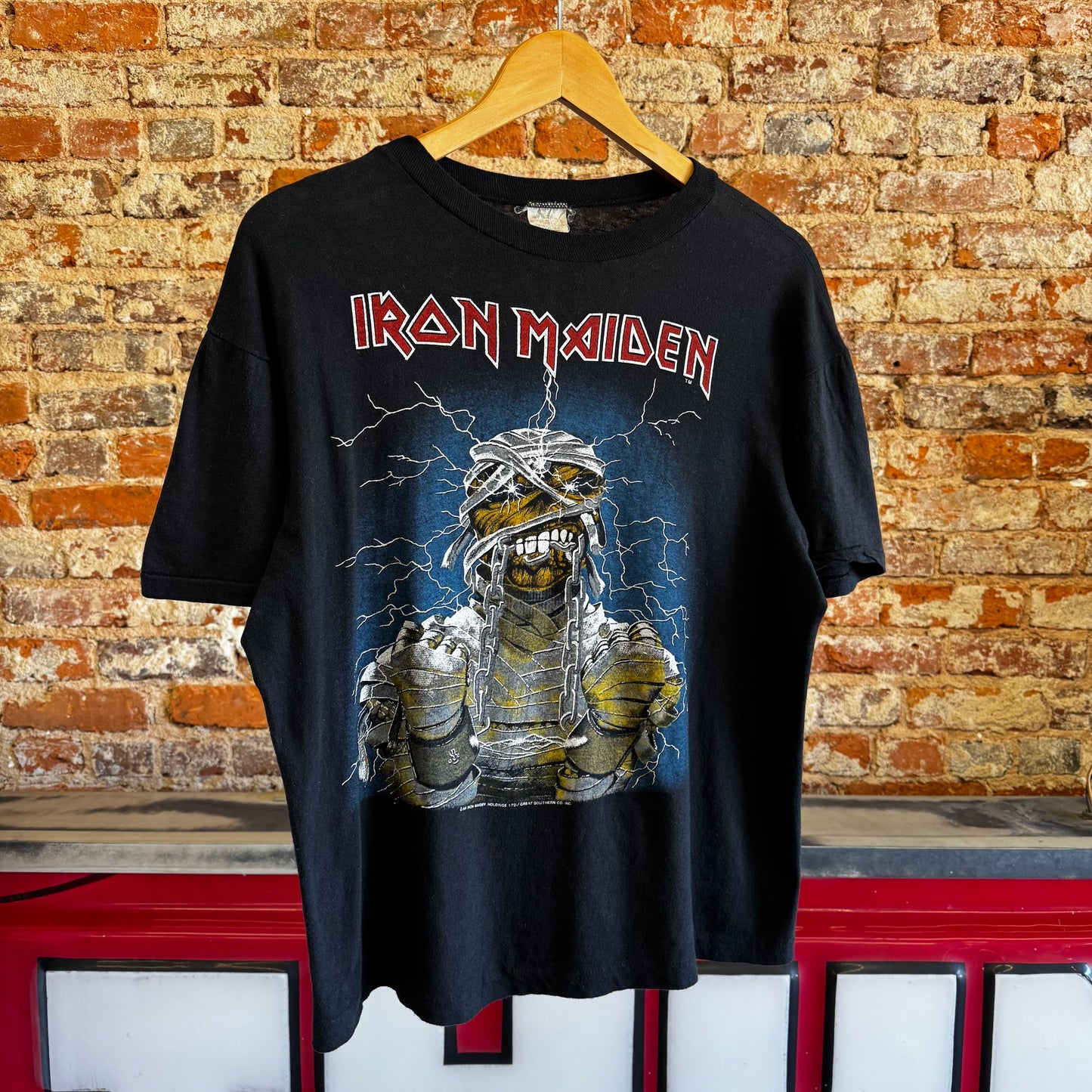 1984/1985 Iron Maiden “American Slavery” Tour T-Shirt XL