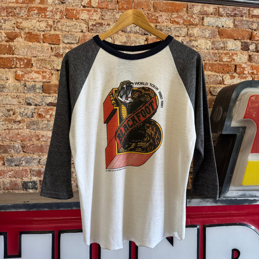 1980 BlackFoot World Tour Raglan T-Shirt L