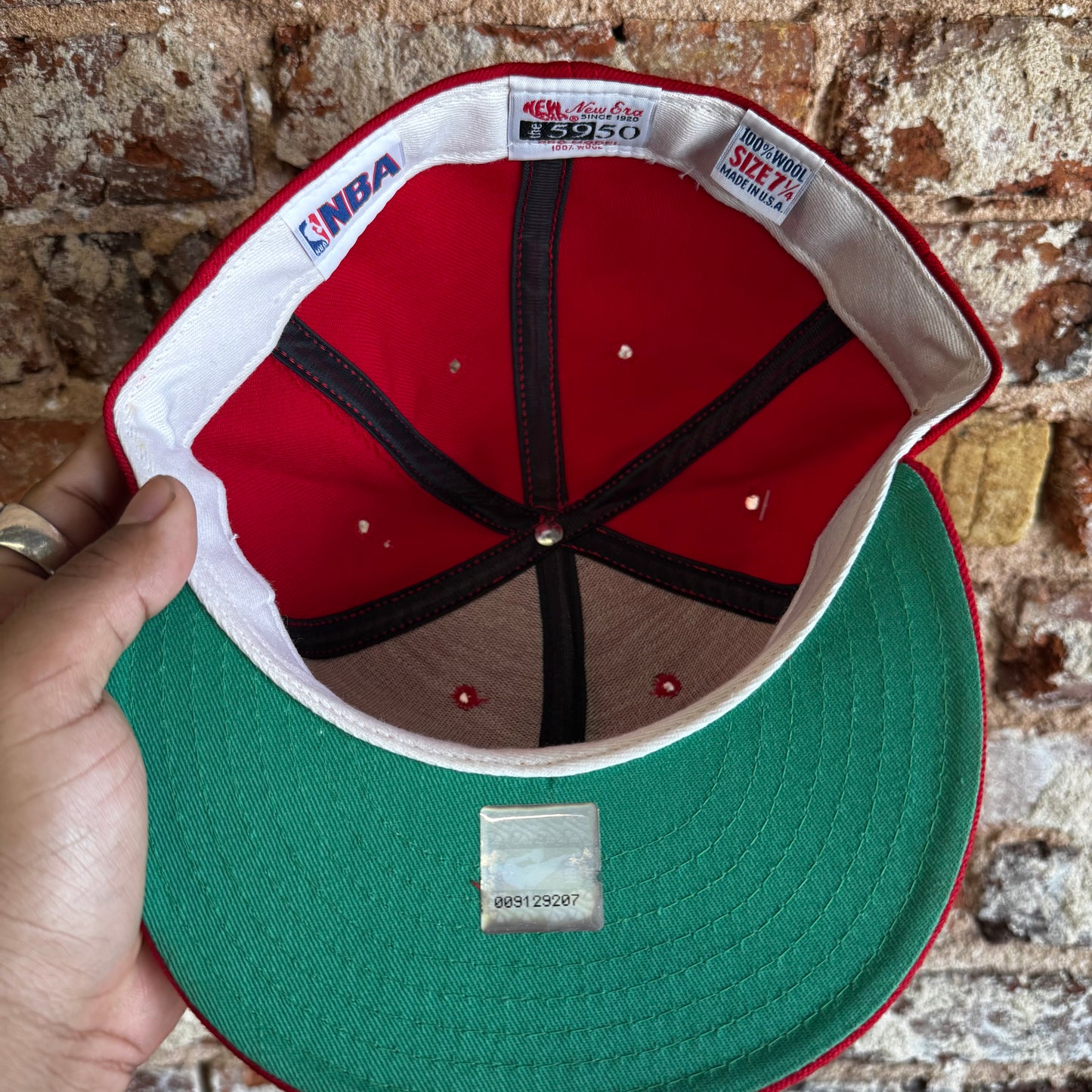 90’s Philadelphia 76ers New Era Fitted Hat 7 1/4