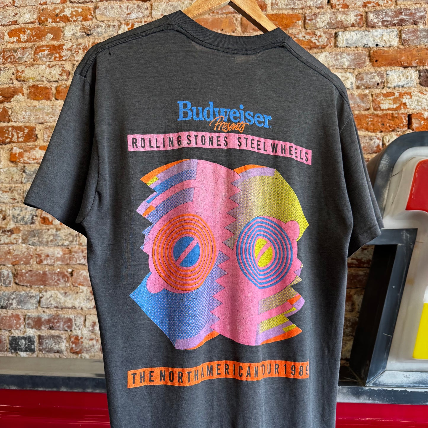1989 Rolling Stones “Steel Wheels” The North American Tour T-Shirt L