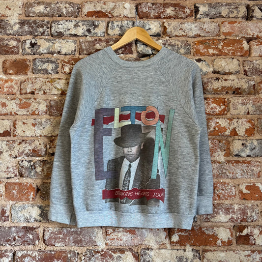 1984 Elton John “Breaking Hearts Tour” Crewneck M