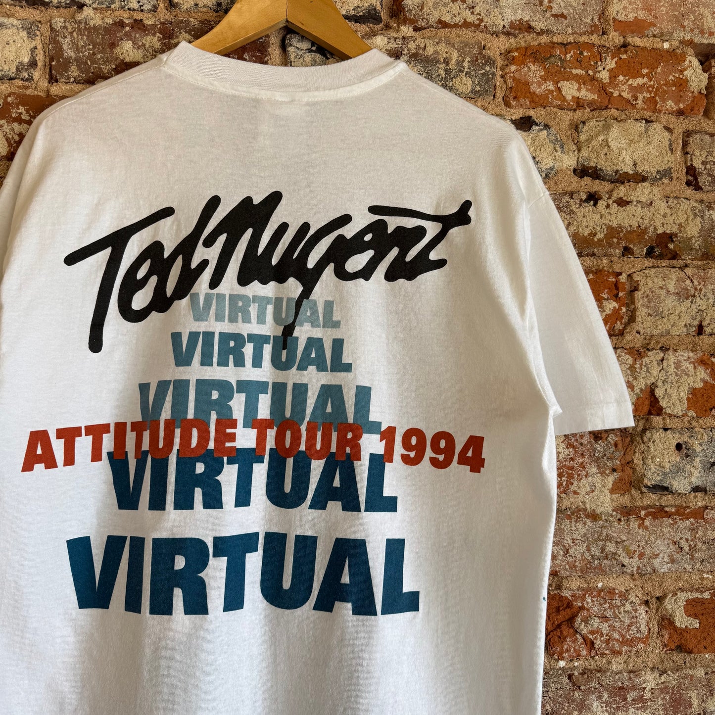 1994 Ted Nugent "Virtual Attitude”Tour T-Shirt L