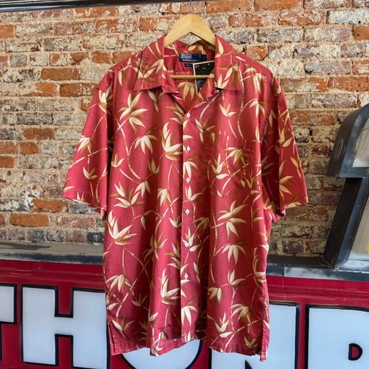 Vintage Polo Ralph Lauren Floral Button Up Shirt XL