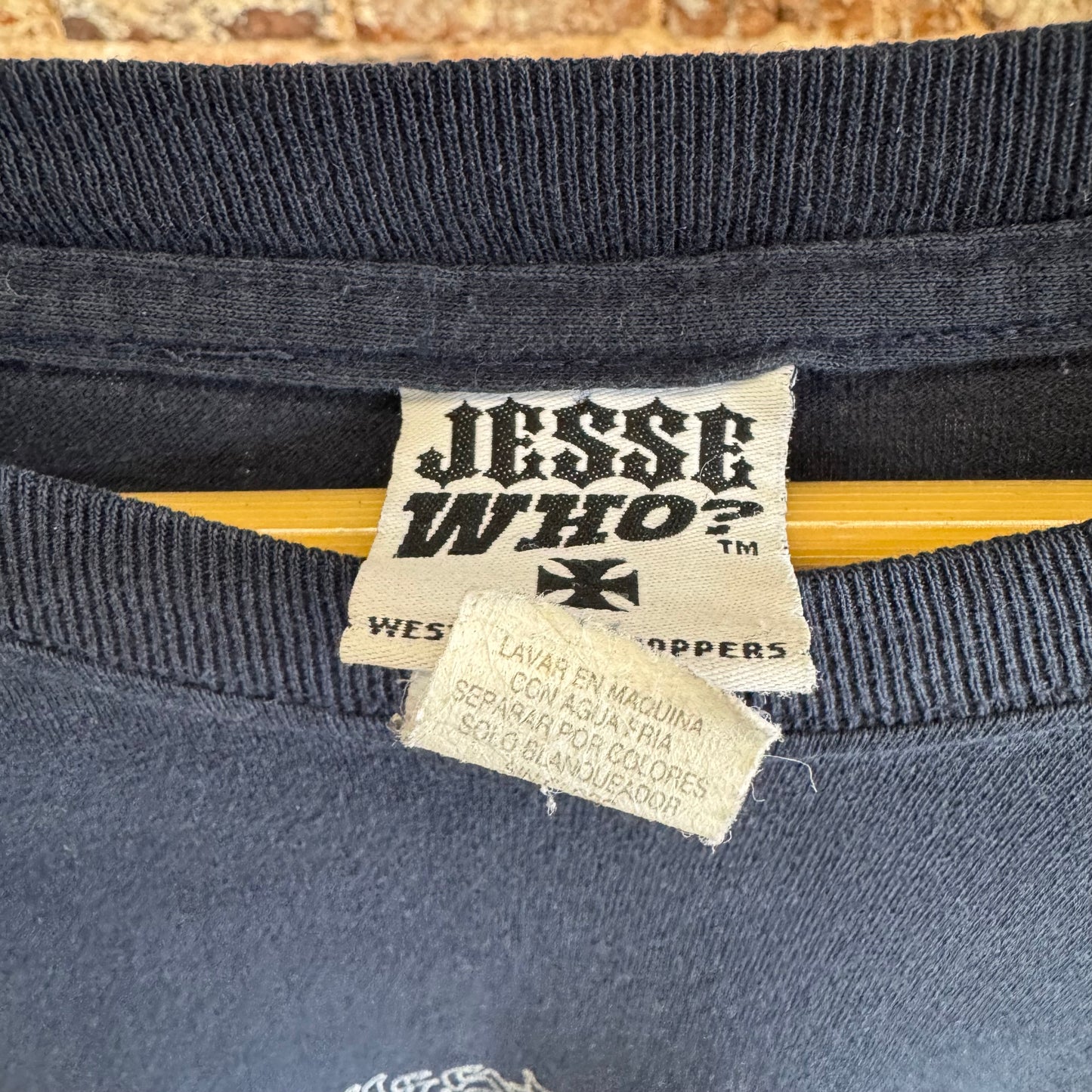 90s West Coast Choppers Navy Long Sleeve T-Shirt XL