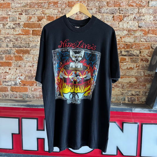 90s Aerosmith “Nine Lives” Tour T-Shirt XL