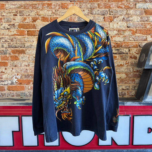 90s JNCO “Dragon” Long Sleeve T-Shirt XL
