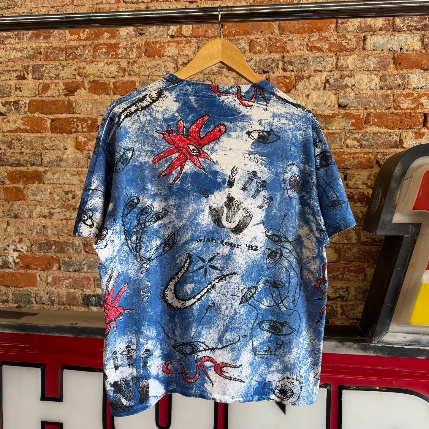 1992 Cure “Wish Tour” AOP T-Shirt XL