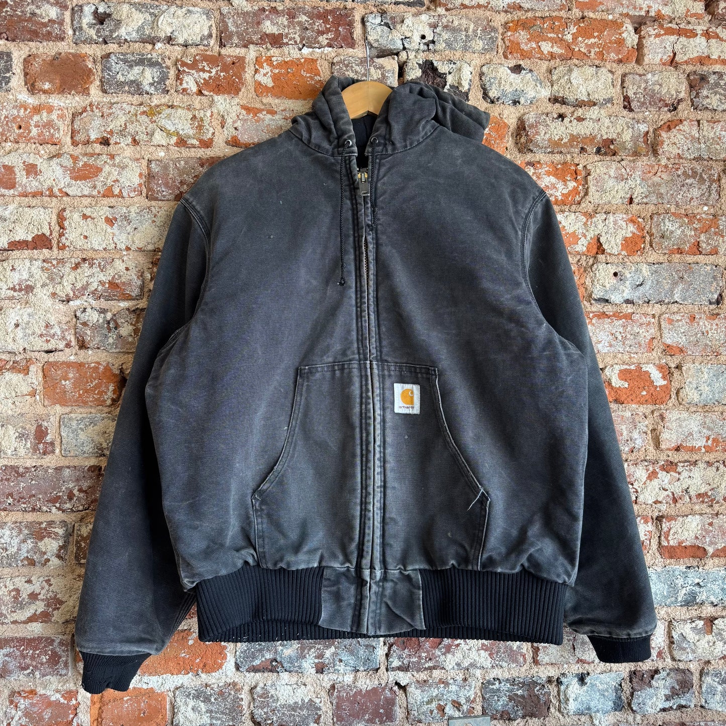 Vintage Hooded Carhartt Jacket M